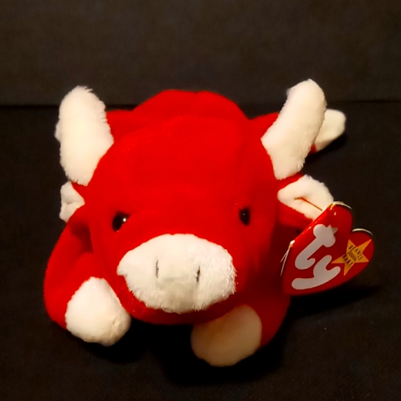 Vintage & Retired 1995 TY Beanie Baby "SNORT" Rare w/Errors - Picture 5 of 11